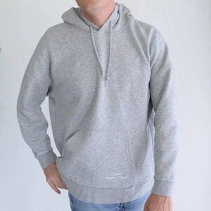 Lazy Pants Long Sleeve Hoodie/ Bunny Hug with Kangaroo Pocket	Grey  ~size Large